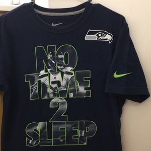 Nike-NFL (Seattle Seahawks)- “No Time 2 Sleep” Tee